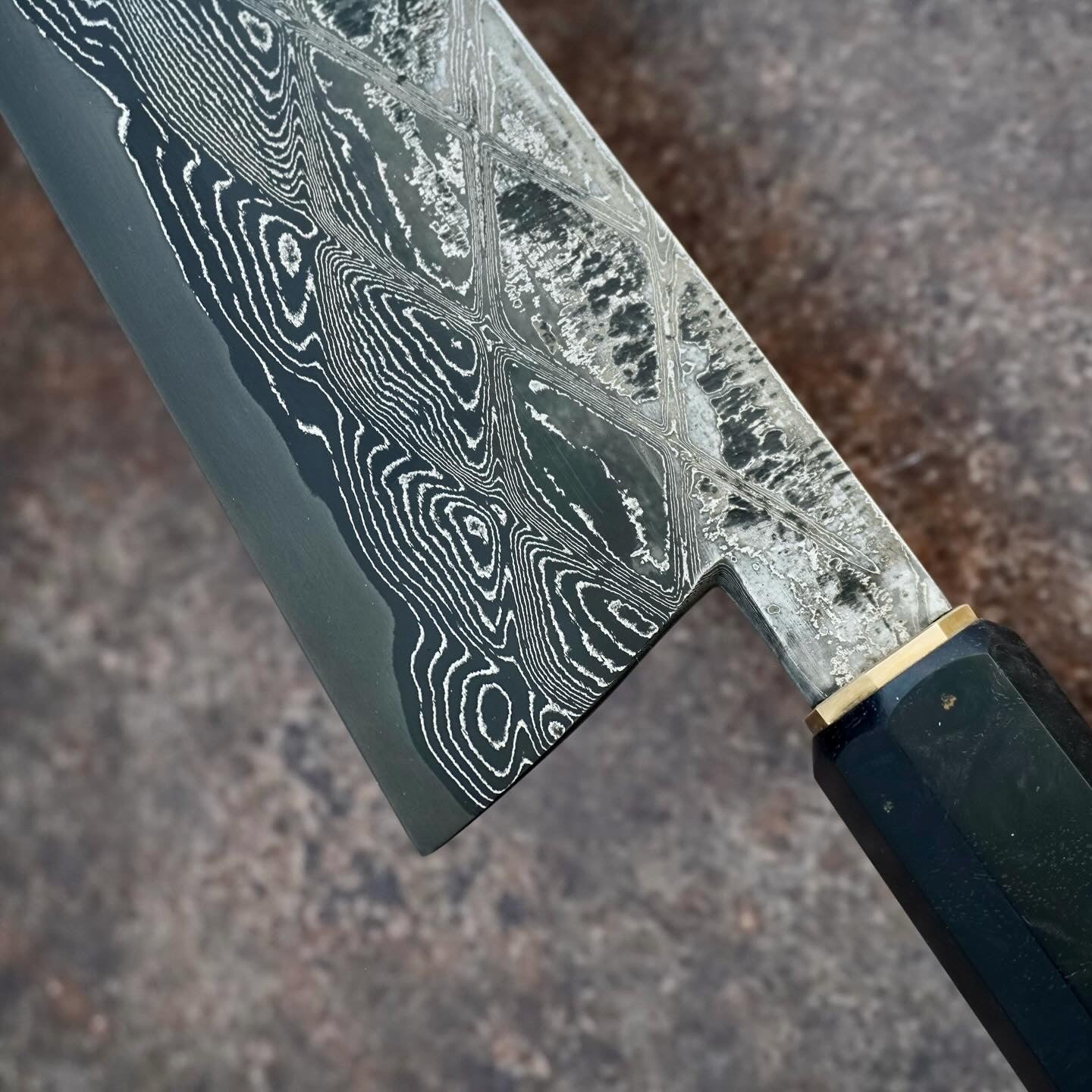 235MM Gyuto - ApexUltra Core and Nickel Damascus