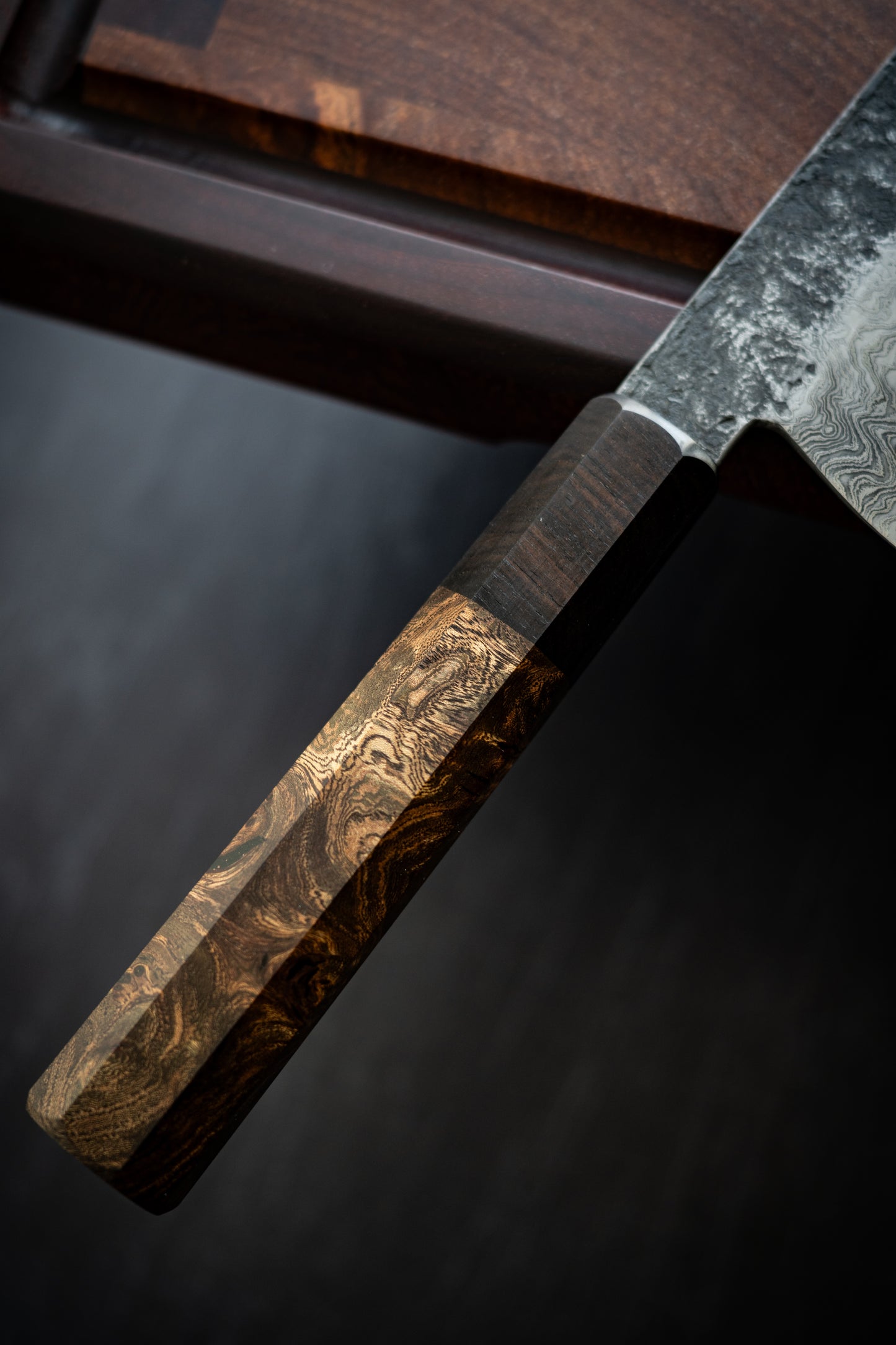 190MM Damascus Bunka V3