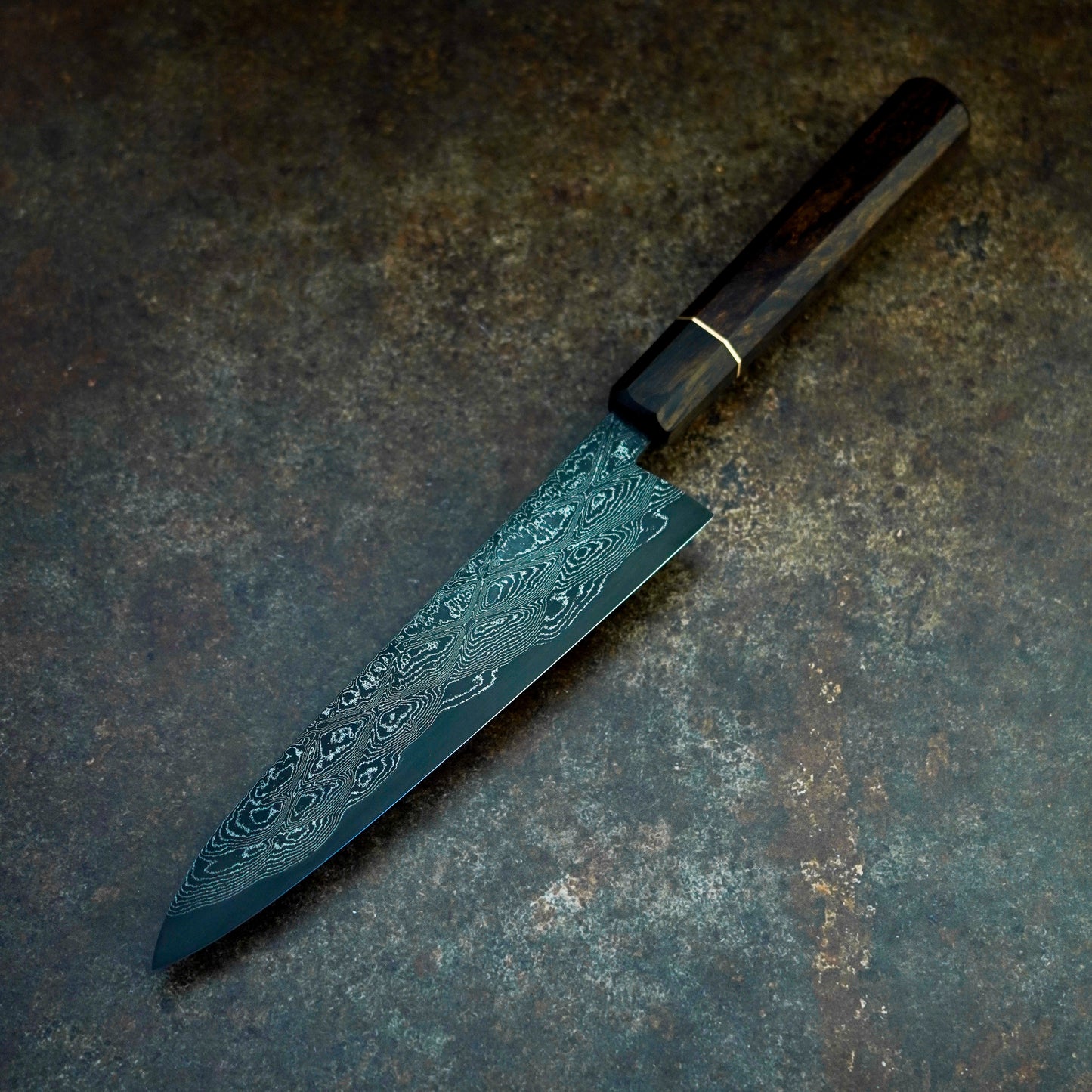 185MM Nickel Damascus Ko-Gyuto