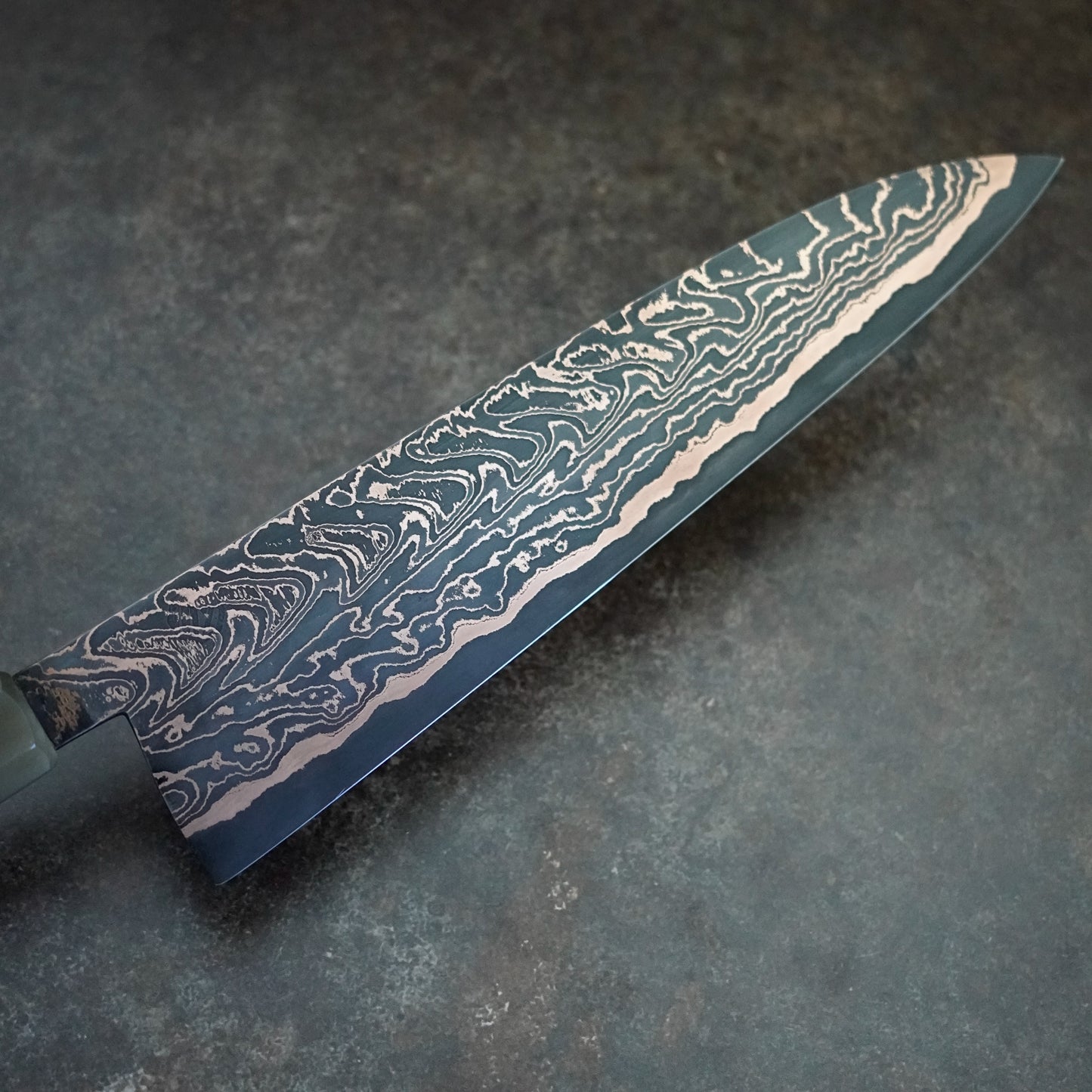 225MM “Coppermascus” gyuto