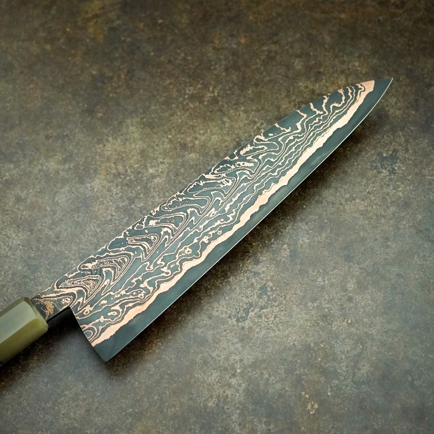 225MM “Coppermascus” gyuto