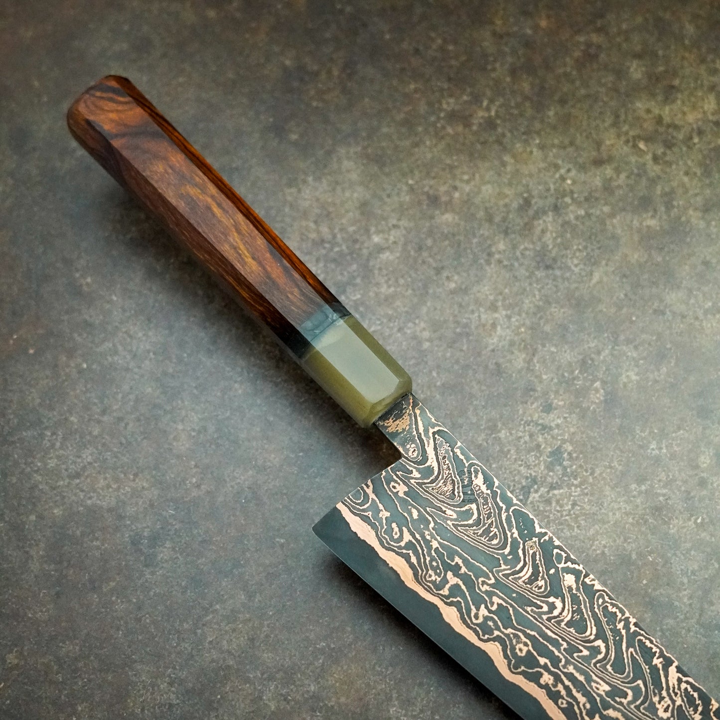 225MM “Coppermascus” gyuto