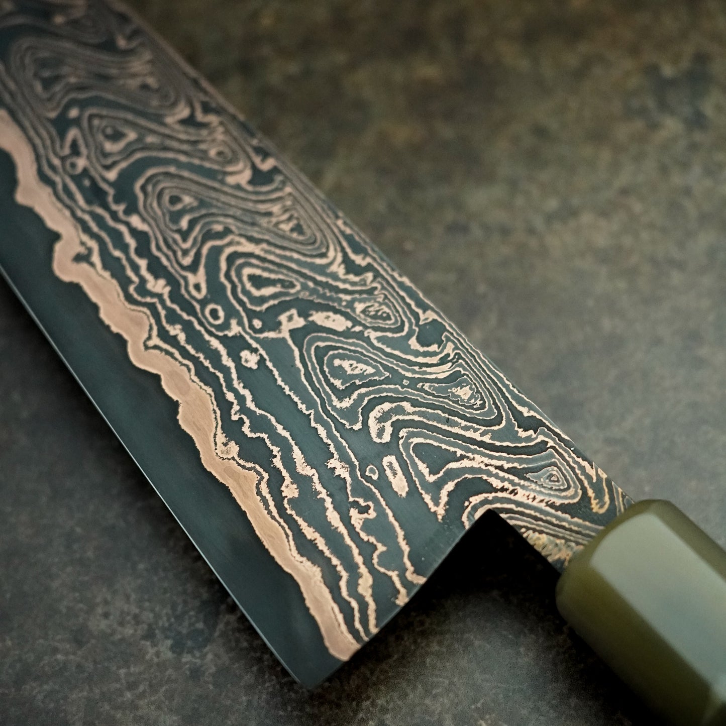 225MM “Coppermascus” gyuto